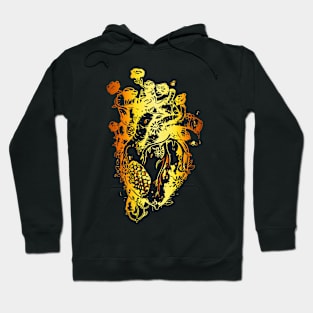 Hearts (golden) Hoodie